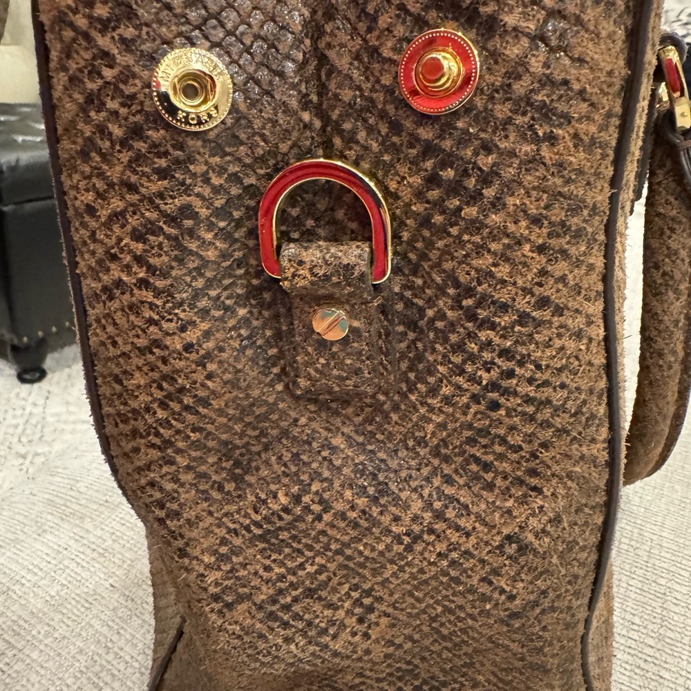 Michael Kors Python Snakeskin Leather Satchel - Picture 13 of 16